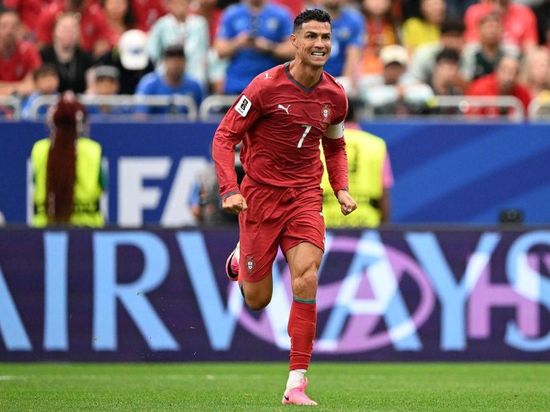 Ronaldo strikes twice as Portugal whitewashes Uzbekistan in Group K