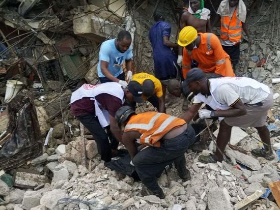9 dead, 27 rescued after building collapse in Nigeria's Lagos