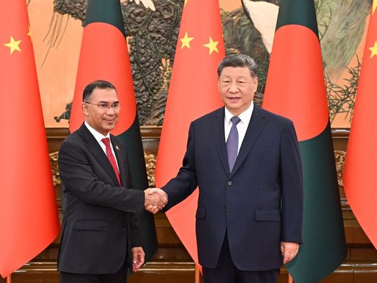Xi says China backs Bangladesh's new government, expects high-quality Belt and Road cooperation