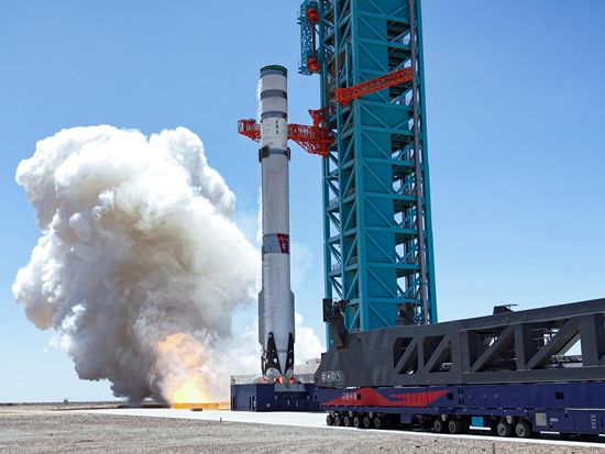 China's Zhuque-3 reusable rocket completes static fire test