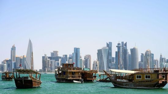 City view of Doha in Qatar