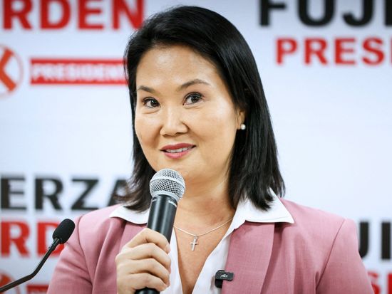 Keiko Fujimori takes more than half of votes in Peru presidential election: official count