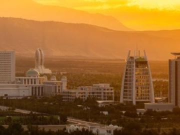View of Ashgabat, Turkmenistan