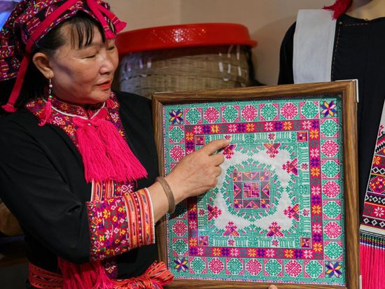 Centuries-old Miao embroidery finds new life in Hainan