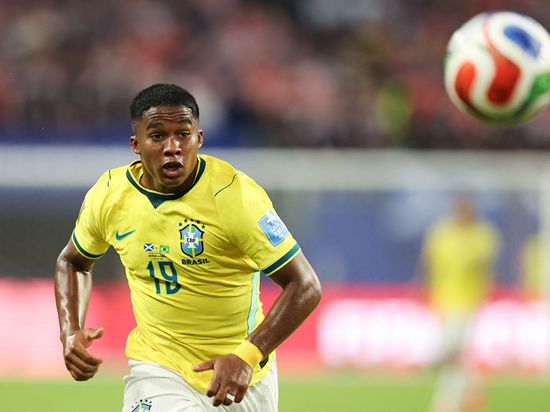 Endrick embraces Brazil supporting role