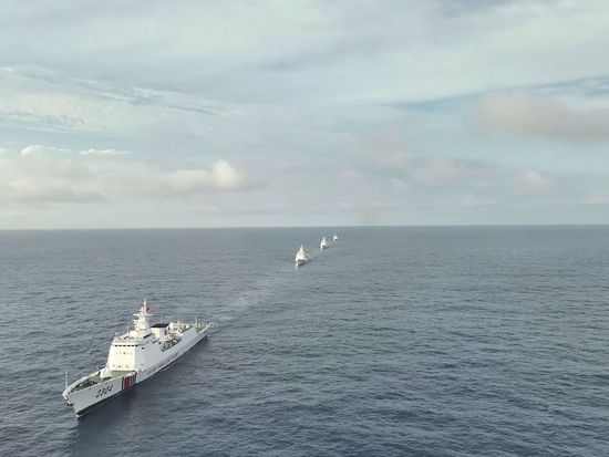 China Coast Guard continues law enforcement patrols east of Taiwan Island