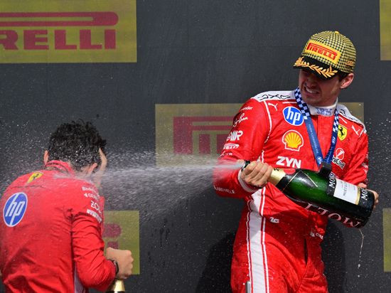 Leclerc wins F1 British GP after Antonelli hits trouble