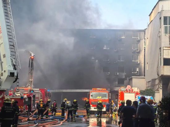 Xi urges all-out rescue efforts after shoe factory fire in east China