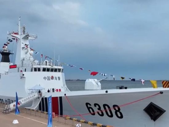 CCG opens vessels to public, showcasing domestically designed and built Lingshan featuring long endurance and excellent seaworthiness