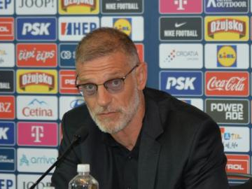 New head coach of Croatia's national football team speaks at press conference in Zagreb