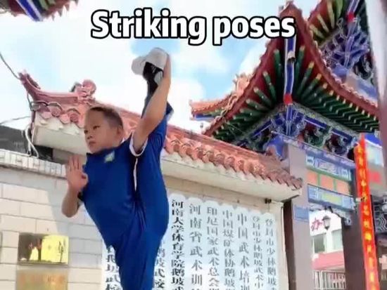 Striking poses