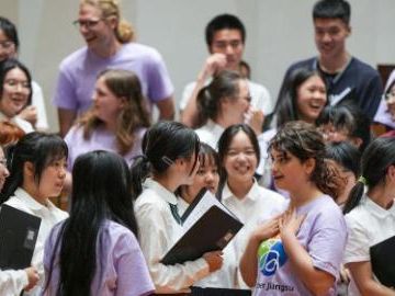 Young people from China, US attend music and cultural exchange camp in Jiangsu