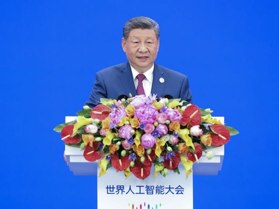 Xi delivers keynote speech at 2026 World AI Conference