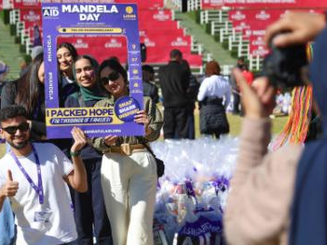 Food hamper packing activity held ahead of Nelson Mandela International Day in Johannesburg