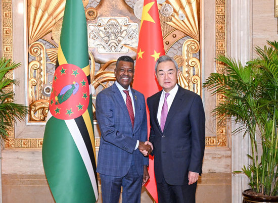 China's top diplomat meets foreign minister of Dominica