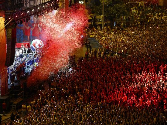 Nearly 2 million celebrate Spain's World Cup triumph in Madrid
