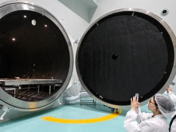 Inside satellite manufacturing plant in Wuxi, east China's Jiangsu