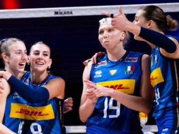 Quarterfinal at Women's VNL Finals: Italy vs. the Netherlands