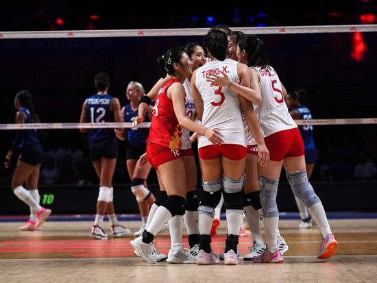 China outlasts United States 3-2 in women's VNL Finals quarterfinal thriller
