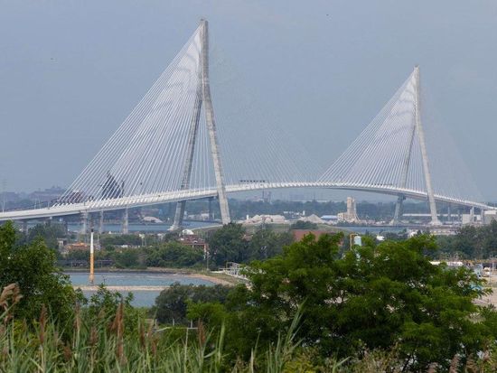 Canada opens new border bridge despite trade tensions with US