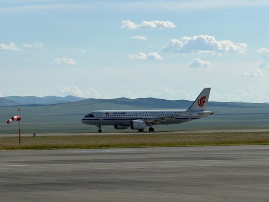 China's homegrown C919 aircraft completes 1st int'l commercial flight, lands in Mongolian capital