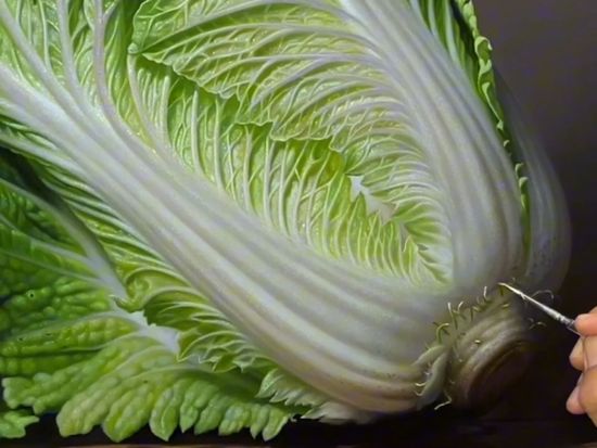 Every vein, every leaf: all paint, no cabbage