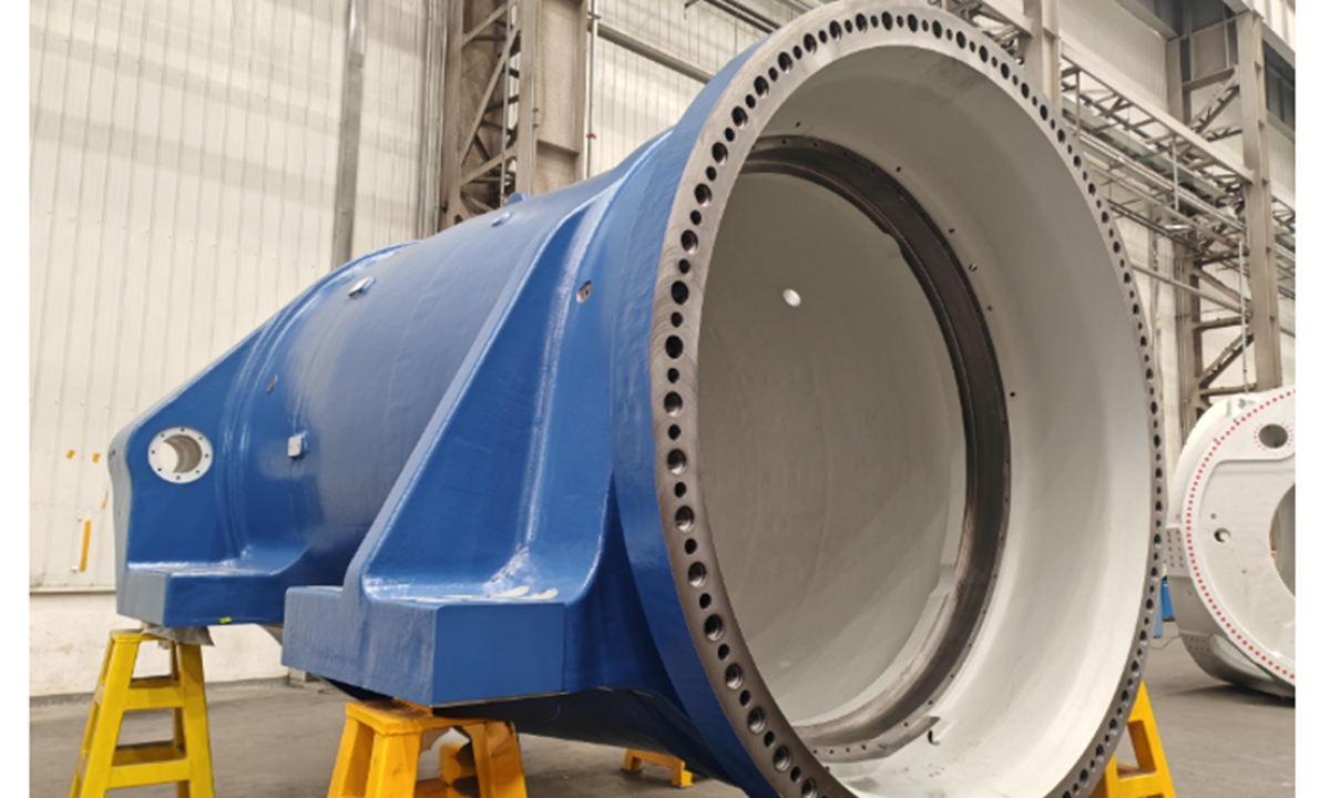 Core castings for the world's most powerful onshore wind turbine Photo: website of Science and Technology Daily