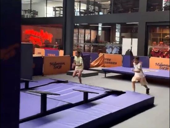 Max-Level Girls Duel! 8yo vs 9yo 100m Obstacle Race