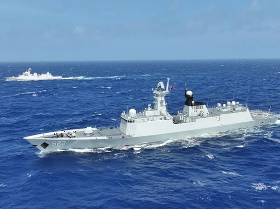 China, Indonesia wrap up naval navigation exercise in waters east of Taiwan Island