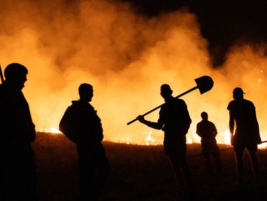 Serbia battles major wildfire in Deliblatska Pescara nature reserve