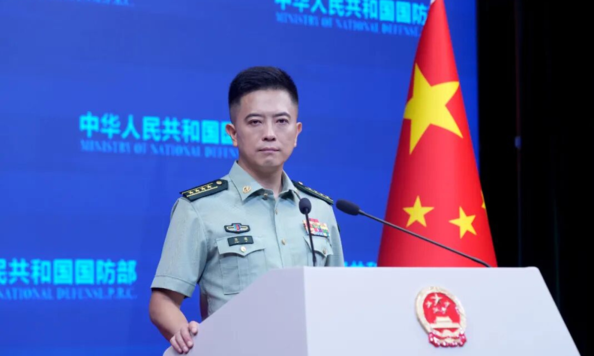 Chen Xi, spokesperson for China's Ministry of National Defense