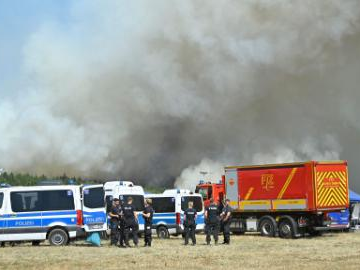 Over 2,000 residents evacuated as wildfire breaks out in North Rhine-Westphalia, Germany