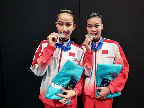 Spain shines with duet free double at artistic swimming junior worlds