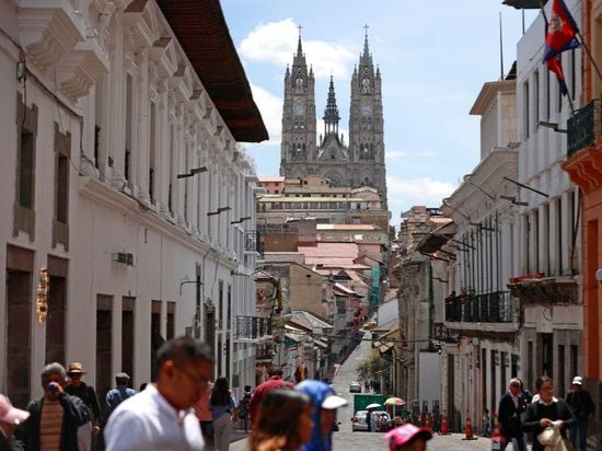 City view of Quito, Ecuador