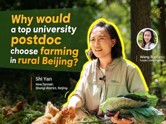Why would a top university postdoc choose farming in rural Beijing?