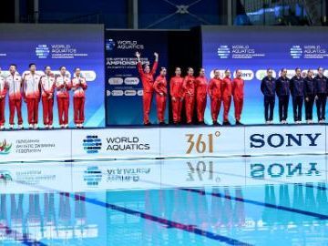 Russia tops medal table at artistic swimming junior worlds