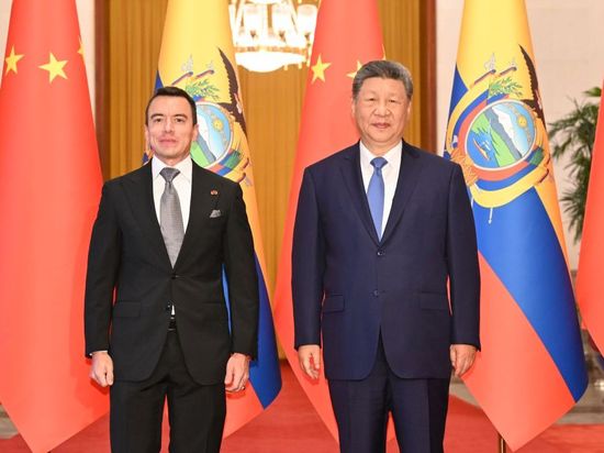 Xi holds talks with Ecuadorian president in Beijing