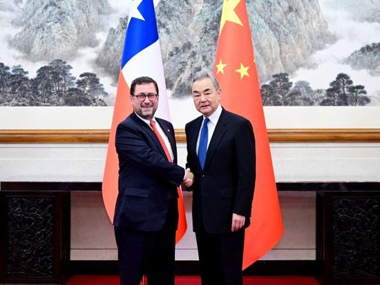 China's top diplomat holds talks with Chilean FM