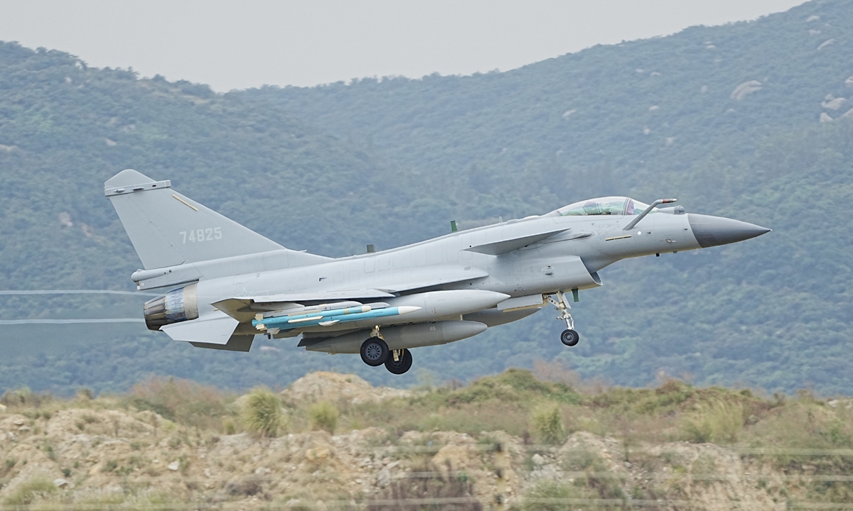 A J-10C fighter jet Photo: VCG