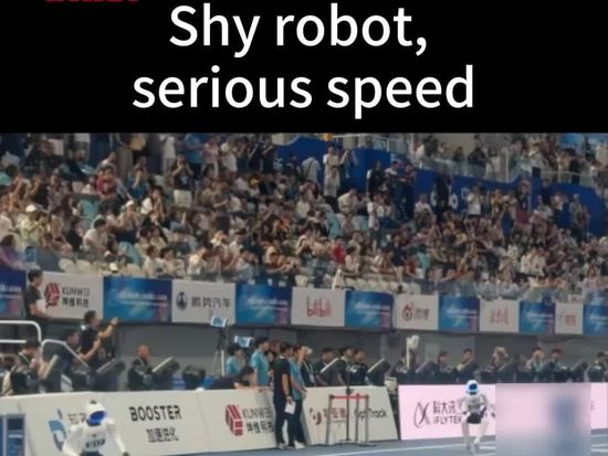 Shy robot, serious speed