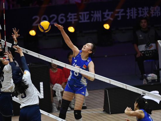 China sweeps past Iran to seal spot in Asian Women's Volleyball Championship quarterfinals