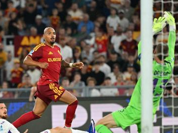 Italian Serie A football match: Roma vs. Fiorentina