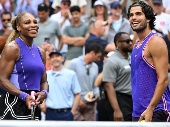 Williams, Alcaraz win opener, fall in US Open mixed doubles quarterfinals