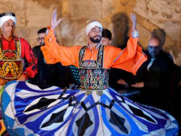 Dancers perform traditional Egyptian folk dance during 2nd Heritage Revival Week in Cairo