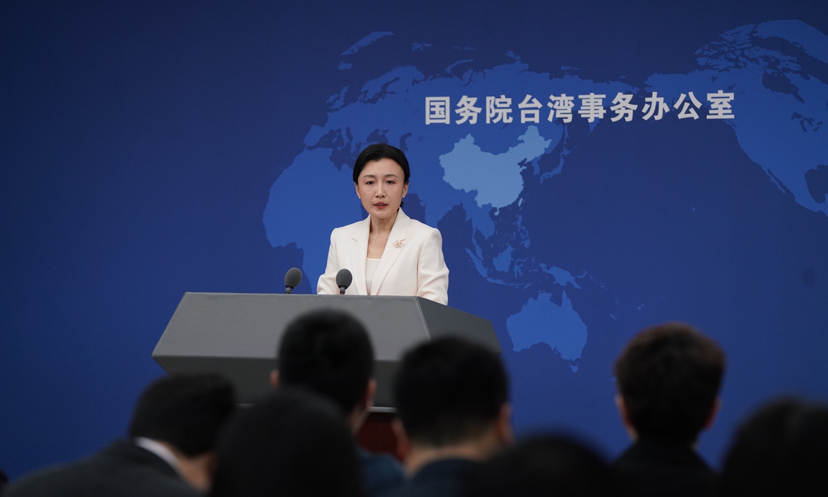 Zhang Han, a spokesperson for the Taiwan Affairs Office of the State Council