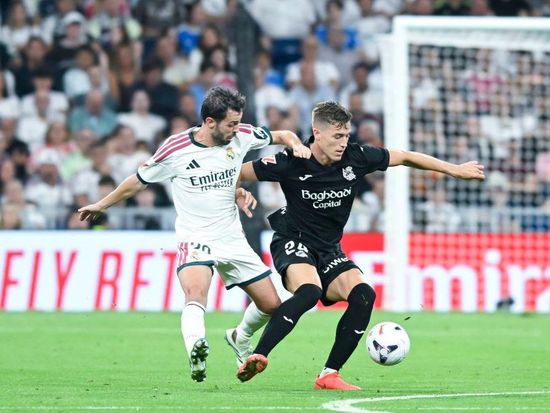 La Liga football match: Real Madrid vs Real Sociedad
