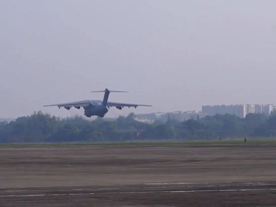 China's Y-20 carries command team for Gyirong rescue