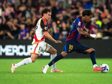 La Liga football match: FC Barcelona vs. Rayo Vallecano