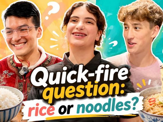 Quick-fire question: rice or noodles?