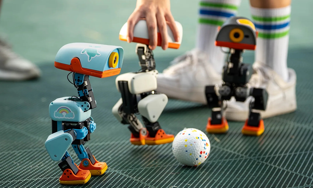 The Microduck, a new programmable personal robot with pre-installed actions, from Hugging Face's French subsidiary Pollen Robotics Photo: Screenshot from Pollen Robotics